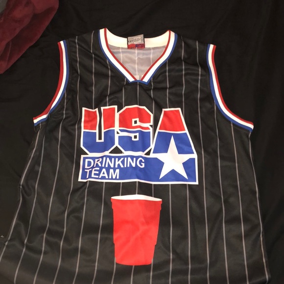 usa drinking team basketball jersey